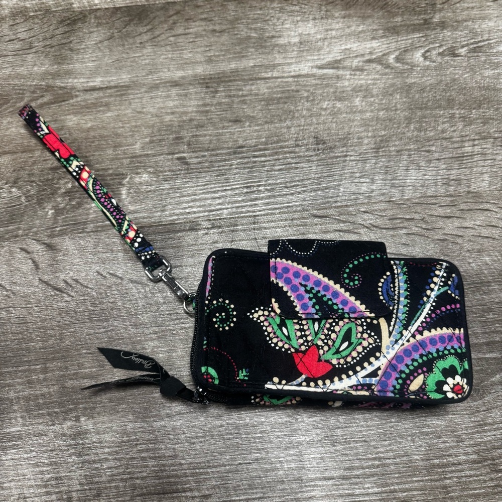 Vera Bradley Botanical Paisley Wristlet